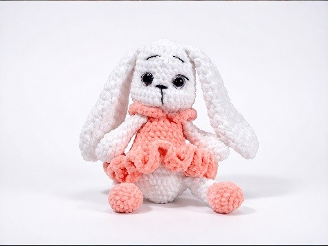 Хеклана играчка зека (30 cm)